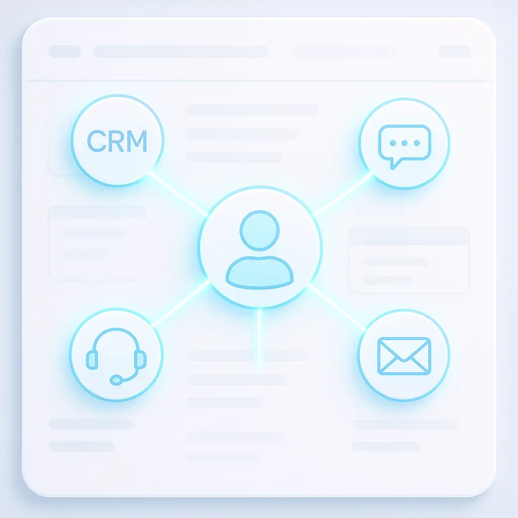 Customer Service Integration Concept